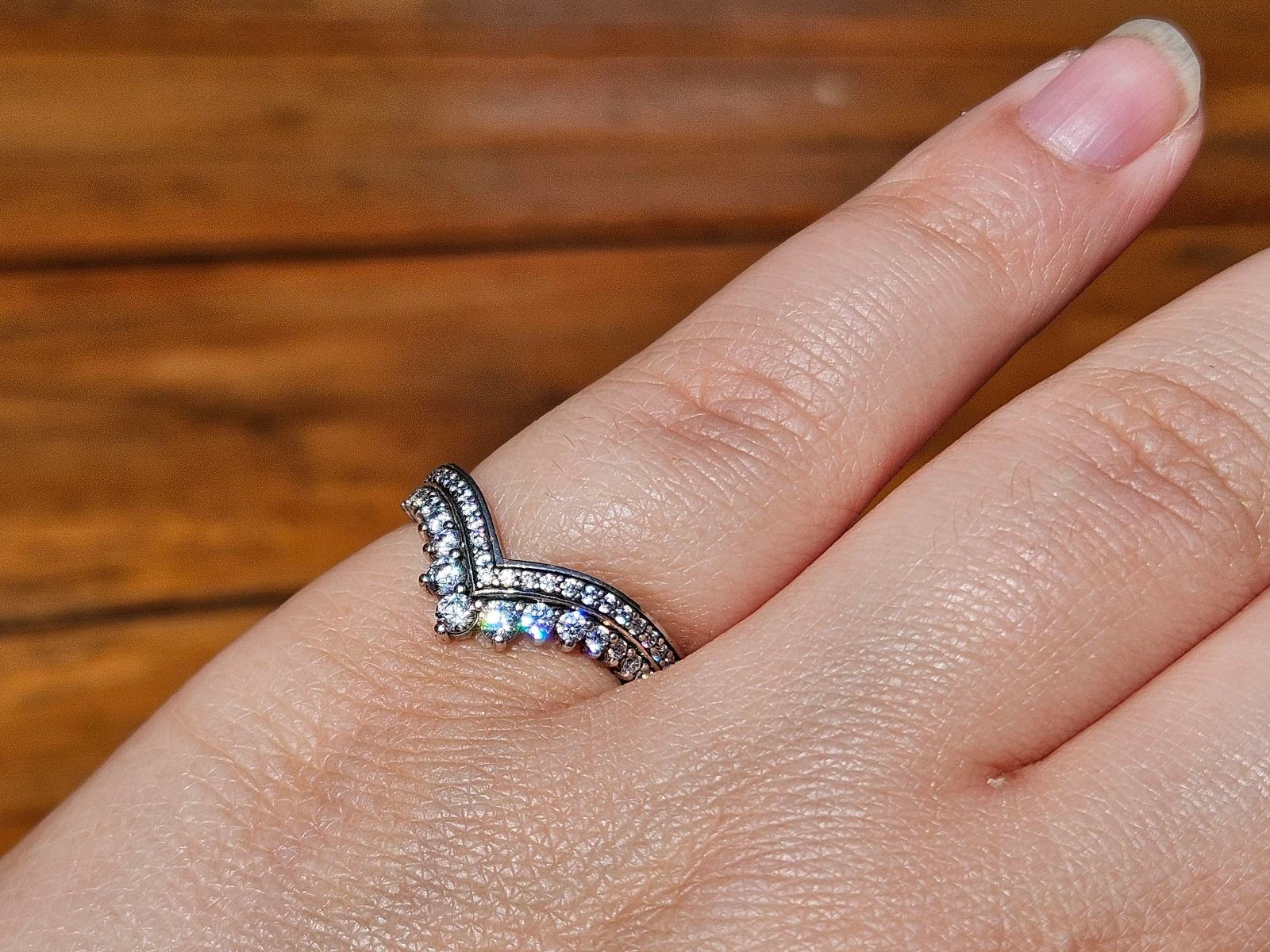 Anel de wishbone da Pandora tamanho 56 – photo 7